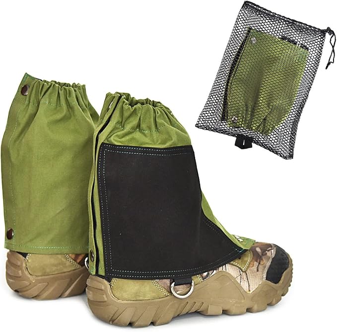 Outdoor Waterproof Leggings Trekking Breathable Leggings Mudguard Jungle Anti-Snake Bite Shoe Cover (Color: A, Size: One Size)