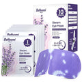BeHoomi Steam Eye Mask, 10Packs Heated Eye Mask, Self Heating Disposable SPA Warm Compress for Eyes Sleep Mask, Travel Essentials & Relaxation Gifts for Women, Mothers Day Gifts (Lavender Scent)