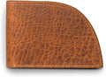 ROGUE WALLET ROGUE WALLET Genuine Bison Leather Wallets for Men - RFID Blocking Curved Front Pocket Design w/ 3 Card Slots, Full Billfold Section & More - Ideal Gifts for Men (Brown)