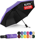 Yoobure Windproof Travel Umbrella - Automatic Umbrellas for Rain, Compact Folding Umbrella with UV Protection, Lightweight Portable Design for Backpack/Walking/Car, Sun & Storm Ready