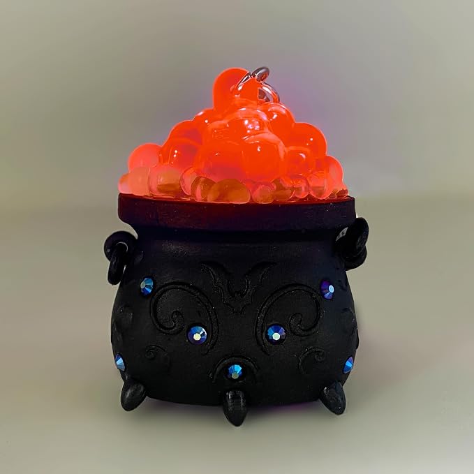 Bath & Body Works Light-Up Spooky Cauldron Hand Gel Holder with a Natural Oats Sample Soap