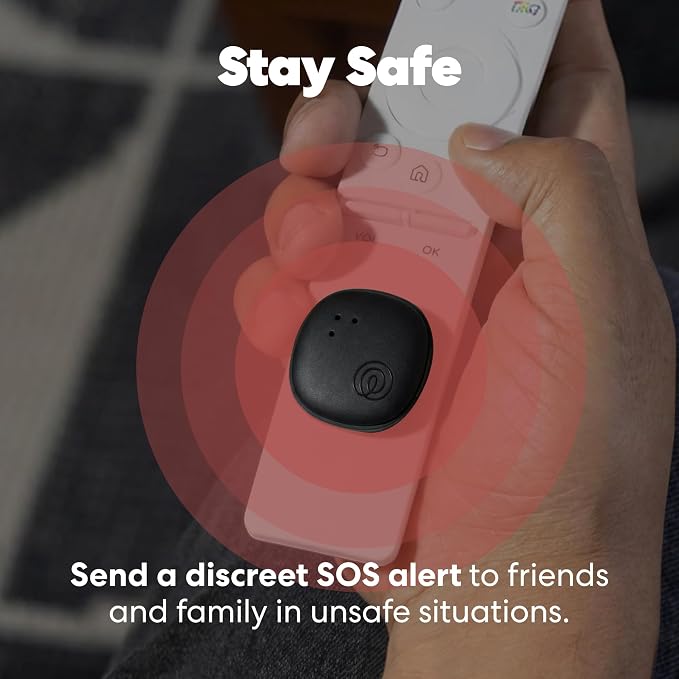 Tile by Life360 Sticker - Small Bluetooth Tracker, Remote Finder and Item Locator for Bikes, Glasses and More. Both iOS and Android Compatible. Phone Finder. 2-Pack (Black)