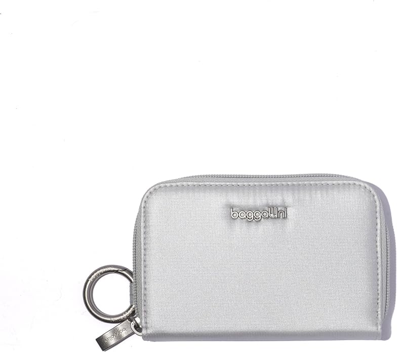 Baggallini Deluxe Card Case - Lightweight 5.5"x3.3" RFID Protected Womens Wallet Card Holder