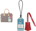 jiesinlov Microfibre Leather Tags for Speedy 25 30 35 Handbag,Luggage or Suitcase Tag (Boarding Pass-Red Tag)