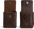 Hide & Drink, Waist Wallet, Holds Up to 20 Cards, Folded Bills & Coins, Charging Cables, Full Grain Leather, Handmade (Bourbon Brown)