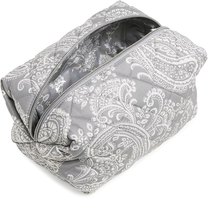 Vera Bradley Women's Performance Twill Large Cosmetic Makeup Organizer Bag