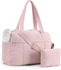LIGHT FLIGHT Personal Item Travel Bag, Lightweight Gym Bag for Women, 20L Weekender Bag with Toiletry Pouch, Carry on Overnight Dance Bag, Pink