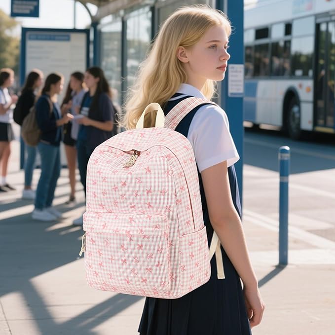 LEDAOU Backpack for Girls School Bag Kids Bookbag Teen Backpack Set Daypack with Lunch Bag and Pencil Case | Kids, Bookbag, Daypack, with Lunch Bag, and Pencil Case