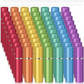 Motiskyy 70 Pcs 5 ml Perfume Travel Refillable Atomizers Bulk Mini Cologne Atomizer Sprayer with Perfume Refill Pump Dispenser Pump Transfer Tool(Rainbow Color)