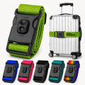Personalized Luggage Strap with Safety Locking Buckle,1 Pc Custom Embroidered Names & Text, Adjustable Travel Belt for Suitcases, Prevents Accidental Opening, Ideal for Travel & Gifts(1)