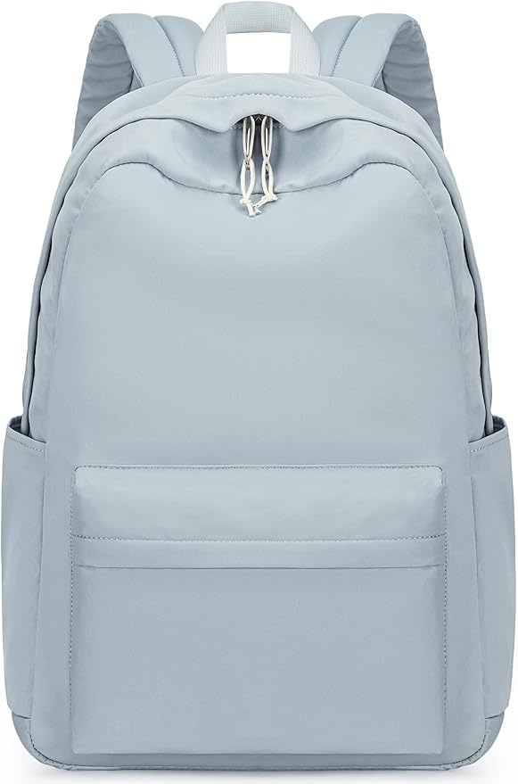 LOIDOU Backpack for Girls School Backpacks Bookbags for Elementary Middle School Women Laptop Backpacks (Blue Grey, L-17)