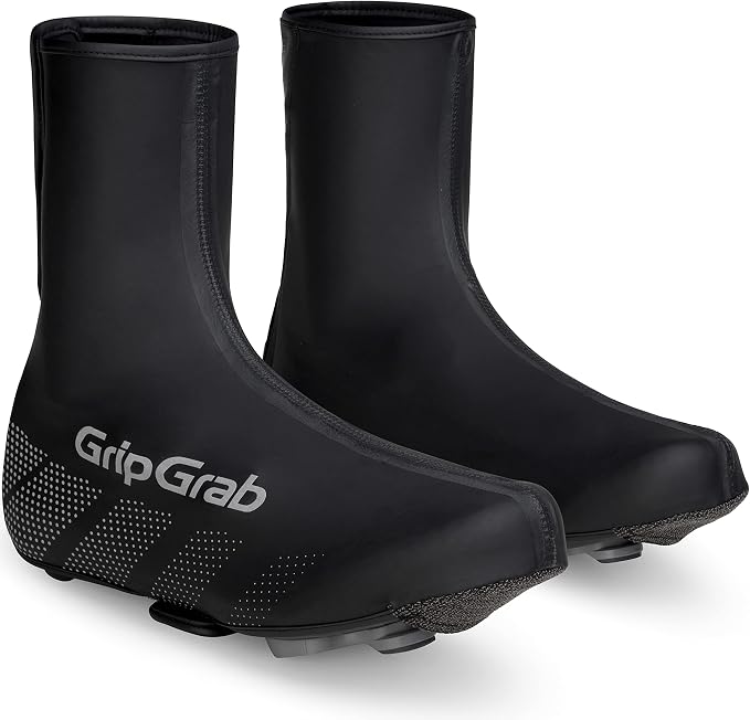 GripGrab Ride Waterproof Road Bike Cycling Overshoes Thin Windproof Adjustable Bicycle Rain Protection Shoe Covers