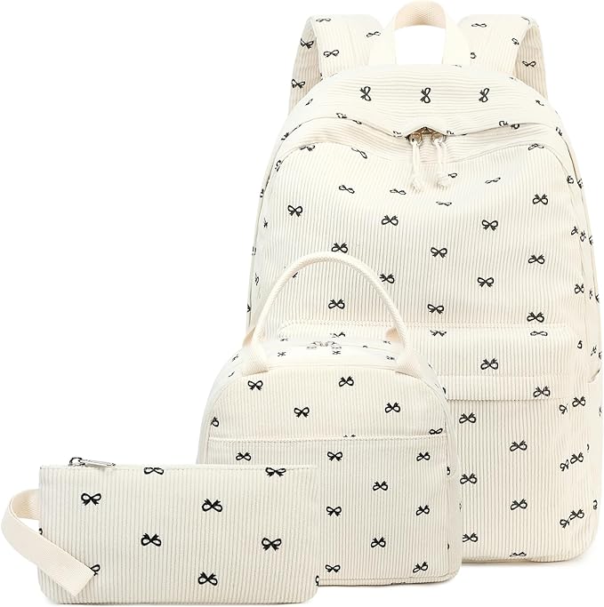 LEDAOU Backpack for Girls School Bag Kids Bookbag Teen Backpack Set Daypack with Lunch Bag and Pencil Case | Kids, Bookbag, Daypack, with Lunch Bag, and Pencil Case