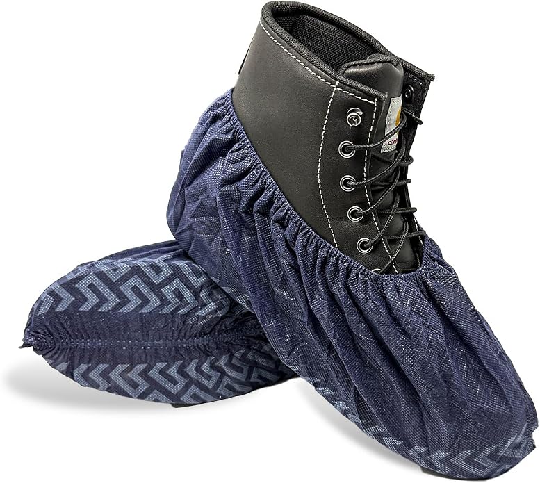 ShuBee Original Disposable, Extra-Large Boot and Shoe Covers, Thicker & Stronger, Durable Protection for Floors - 50 Pairs