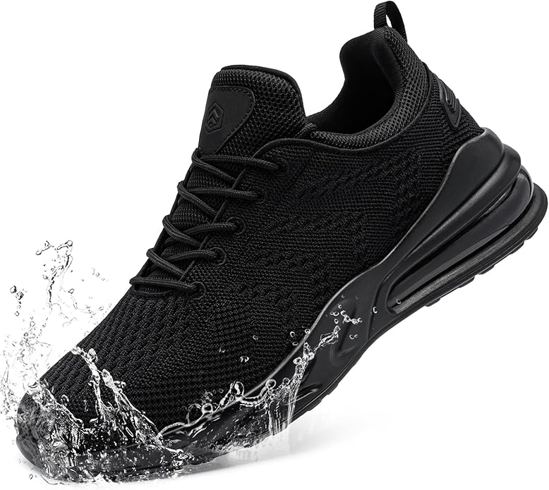 LARNMERN Men Chef Non Slip Waterproof Work Shoes Slip-on | Anti Slip Water Resistant Kitchen Shoes Restaurante Food Service Water Proof Walk Sneaker Zapatos Trabajo Antideslizantes