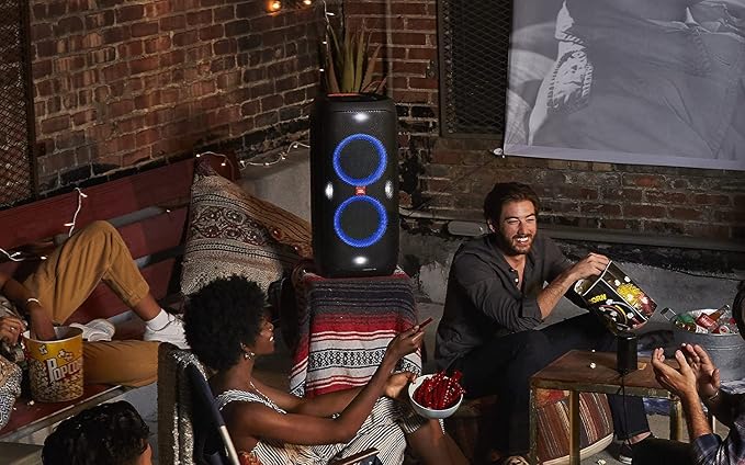 JBL Partybox 310 - Portable Party Speaker with Long Lasting Battery, Powerful JBL Sound and Exciting Light Show,Black