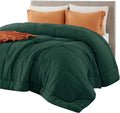Bedsure Comforter Duvet Insert - Quilted Comforters Queen Size, All Season Duvet, GentleSoft Down Alternative Bedding, with 8 Tabs, Gifts for Women/Men, Green, Queen 88 x 88 Inches