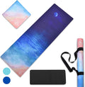 June & Juniper Travel Yoga Mat Foldable Lightweight - Thin Light Non-Slip Travel Yoga Mat Eco