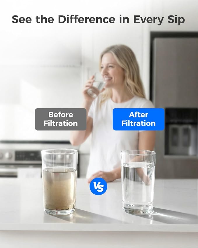 Waterdrop WD-F45 Refrigerator Water Filter, Replacement for Samsung® DA97-17376B HAF-QIN RF28R7201SR, RF28R7351SG