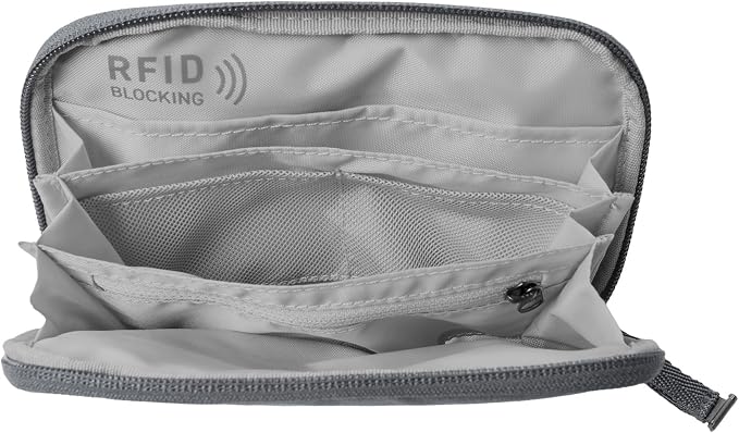 Eagle Creek Stash RFID Passport Wallet – Slim Travel Organizer with RFID Blocking – Secure Storage for Passport, Cards & Cash – Lightweight & Water-Resistant – Unisex – Black