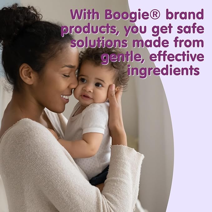 Boogie Antibacterial Hand Wipes, Alcohol Free, Hypoallergenic and Moisturizing Aloe, For Kids and Adults - 30 Wipes (Pack of 2)