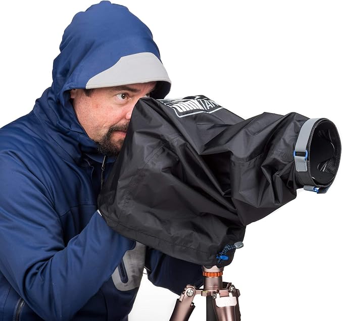 Think Tank Emergency Rain Covers for DSLR and Mirrorless Cameras with 70-200mm Lens - Medium (Black)
