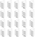 USB C to 3.5mm Headphone and Charger Adapter, Type C to Aux Jack Dongle Cable Cord with PD Fast Charging for iPhone 15/16/17 Pro/Max/Plus, iPad, Samsung Galaxy S22/S23/S24 Ultra, Note 20 (100-Pack)