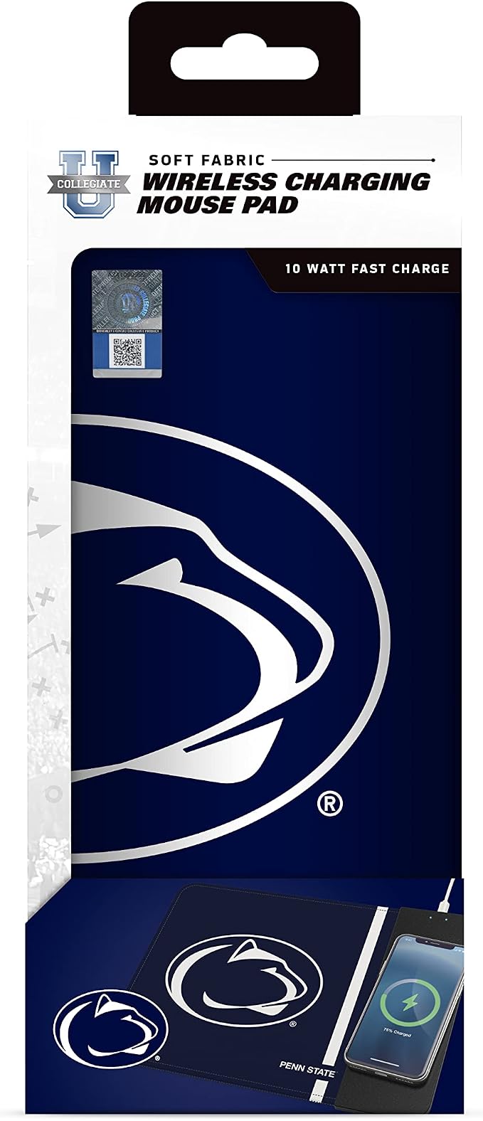 SOAR NCAA Unisex Cell Phone Wireless Charging Mouse Pad