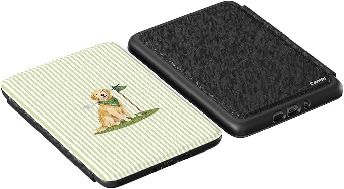 Casely Kindle Case | Clubhouse | Golden on the Green | Compatible with 7” Kindle Colorsoft and 7” Kindle Paperwhite (12th Gen)