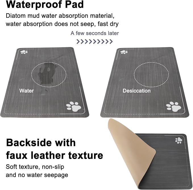RIZZARI 7L Elevated Dog Water Dispenser with Comfortable Feeding Height | Gravity Auto Refill,Spill-Resistant Base,Stable Anti-Tip Design,Easy Water Refilling,Easy to Disassemble