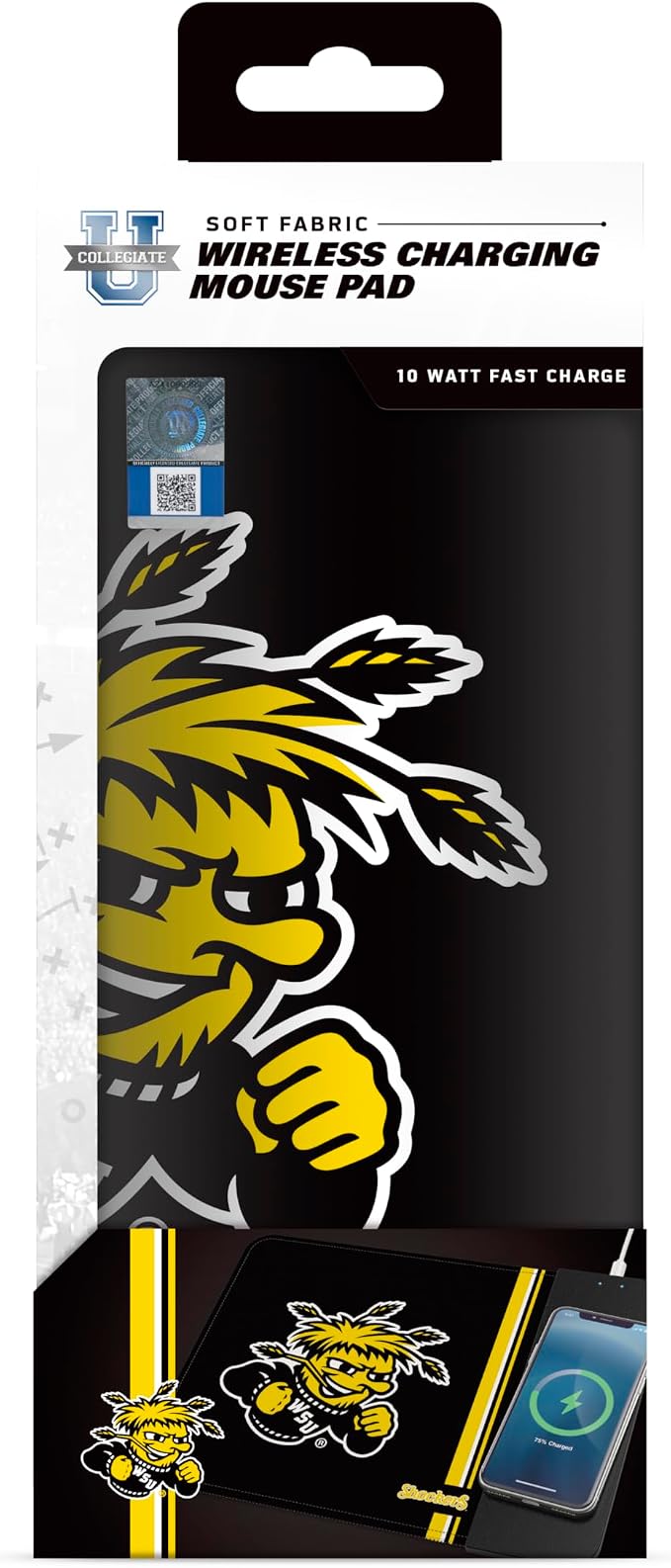SOAR NCAA Unisex Cell Phone Wireless Charging Mouse Pad