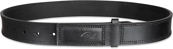 Dickies Men's Dickies Unisex Leather Mechanic No-Scratch Work Belt - Buckleless, Snap-On Belt