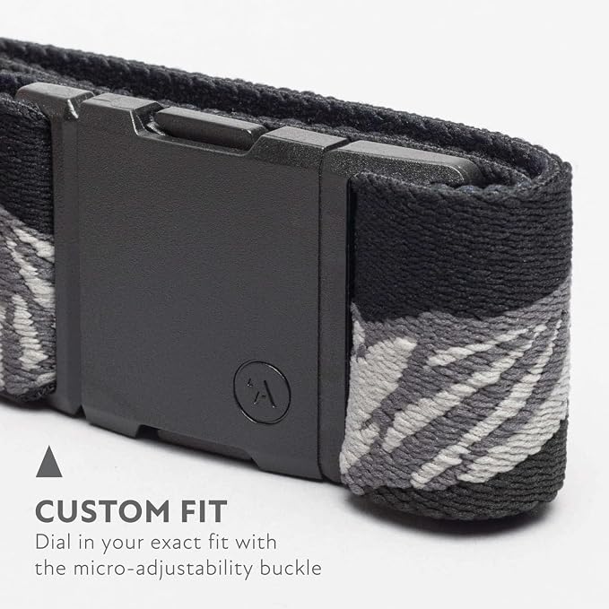 Arcade Belts A2 Unisex Adventure Belt: Heavy Duty Stretch, Metal Free Buckle