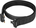 FAIRWIN Tactical Balttle Belt, 2" Molle Rigger War Combat Belt with Quick Release Buckle Law Enforcement Duty Belts for Men