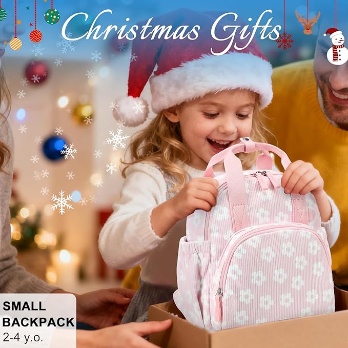 Bluboon Toddler Backpack for Girls Boys 2-4 Cute 12" Preschool Kindergarten Backpacks Kids Daycare Bags School Trave, toddler girl gifts, 3 Year Old Girl Gifts