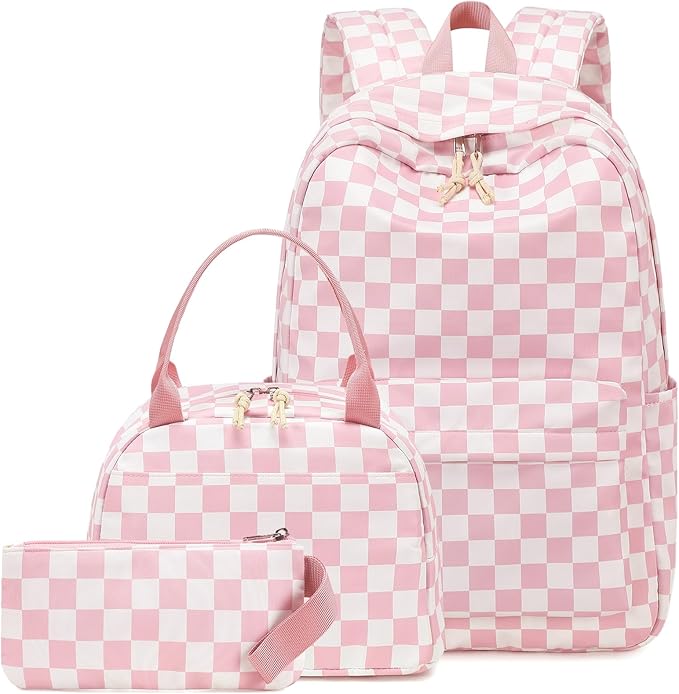 LEDAOU Backpack for Girls School Bag Kids Bookbag Teen Backpack Set Daypack with Lunch Bag and Pencil Case | Kids, Bookbag, Daypack, with Lunch Bag, and Pencil Case
