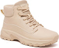 SHULOOK Non Slip Work Boots for Women Slip-Resistant Shoes Waterproof Food Service Chef Kitchen Restaurant Working Casual Comfortable Ankle Boot Outdoor Walking Booties Sneakers