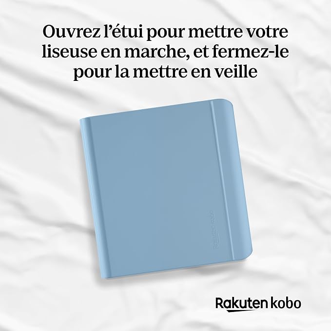Kobo Libra Colour SleepCover Case | Sand Beige Notebook | Sleep/Wake Technology | Built-in 2-Way Stand | Vegan Leather | Compatible with 7” Kobo Libra Colour eReader