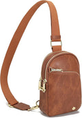 INICAT RFID Blocking Sling Bag, Anti Theft Crossbody Bag for Women Compact Travel Purses Vegan Leather