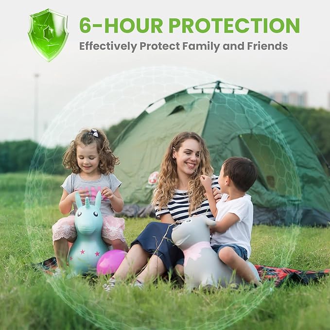 Mosquito Repellent Spray for Body, Made with Plant Essential Oils,Insect Repellent Spray Natural Bug Repellent for Skin DEET-Free Travel Size 2 Fl Oz (2 Pack)