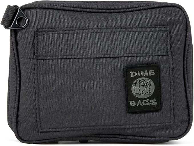 DIME BAGS Lockable Odor Sealing Padded Pouch, 3-Digit Combo Lock & Hidden Storage Pocket, Carbon Lined Scent Protection Boss