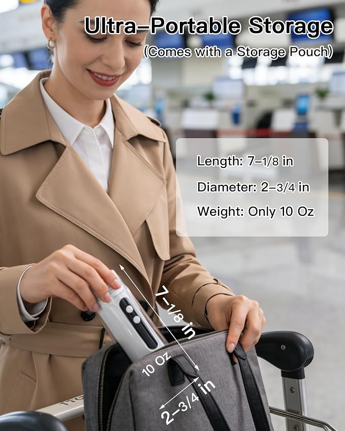 Portable Bidet for Travel, 800mAh Electric Handheld Bidet with 380ml Bottle