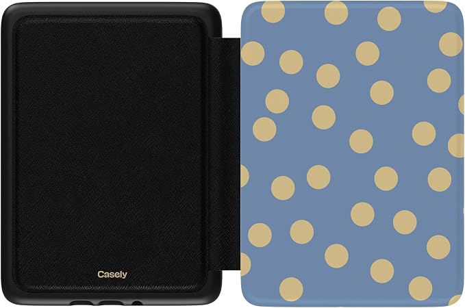 Casely Kindle Case | In the Spotlight | Pastel Polka Dot | Compatible with 7” Kindle Colorsoft and 7” Kindle Paperwhite (12th Gen 2024 Models)