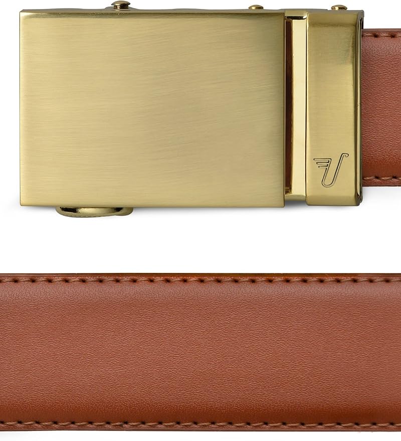 Mission Belt Men's Leather Ratchet Belt, 40mm Metal Collection