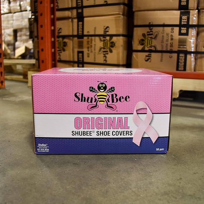 ShuBee Original Disposable, Extra-Large Boot and Shoe Covers, Thicker & Stronger, Durable Protection for Floors - 50 Pairs