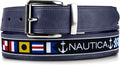 Nautica Men's Reversible Leather Belt | 2-in-1 | Classic | Everyday | Business | Work | Dress | Casual | Metal Buckle