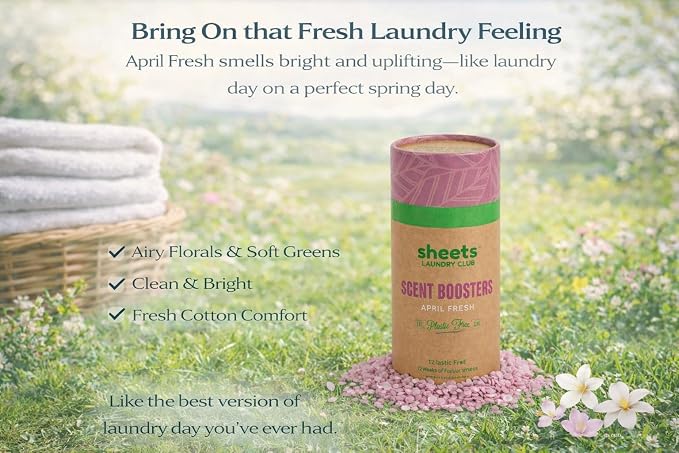 Sheets Laundry Club Bundle - 4 Pack Fresh Linen Detergent Sheets, 3 Pack Uncharted Waters Dryer Sheets & 4 Pack Sea Breeze Scent Booster - New Liquidless Technology