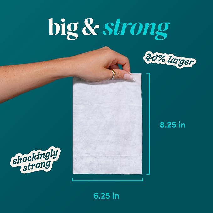 goodwipes Flushable Wipes - Shea-Coco Wet Wipes for Adults, Sewer & Septic Safe, Guest Bathroom Essentials for Women & Men, pH Balanced & Extra Large, 153 Count (3 Packs and 3 Singles)