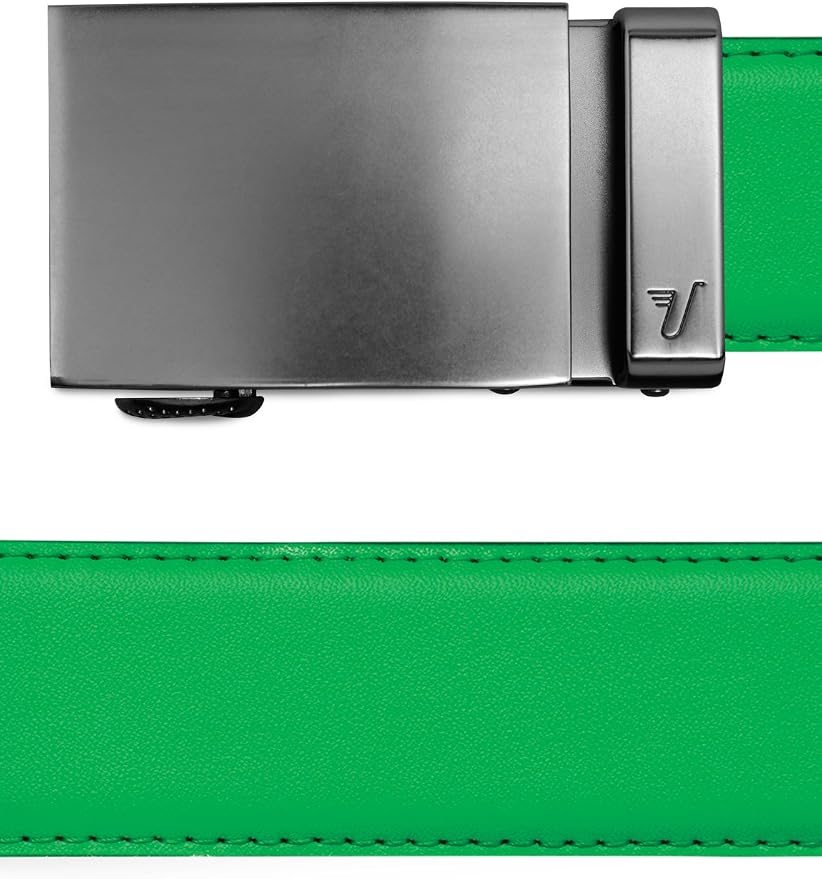 Mission Belt Men's Leather Ratchet Belt, 40mm Metal Collection