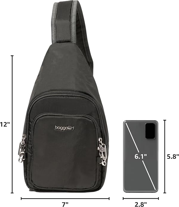 Baggallini Securtex Anti-Theft Daytripper Sling